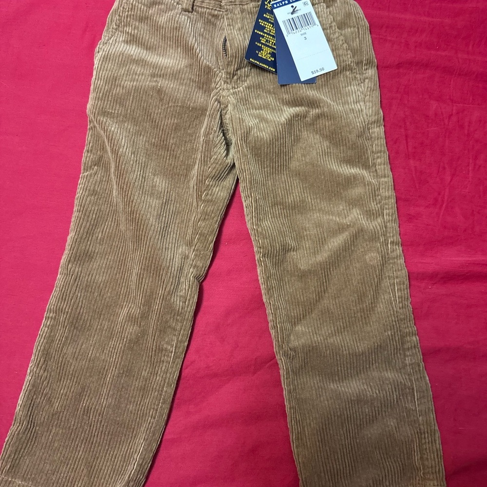 KIDS Ralph Lauren Brown Corduroy Pants